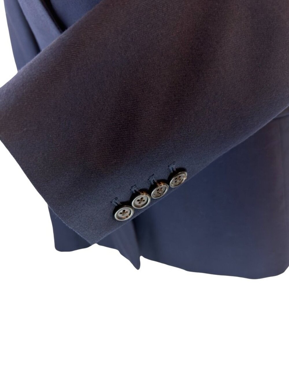 J.Crew Navy Blue Wool Blend Single Button Blazer Size 14 - Picture 5 of 14